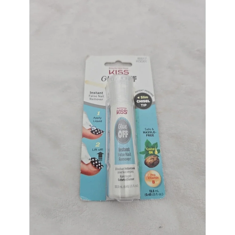 KISS GLUE OFF INSTANT FALSE NAIL‎ REMOVER #KGO01 SLIM CHISEL TIP